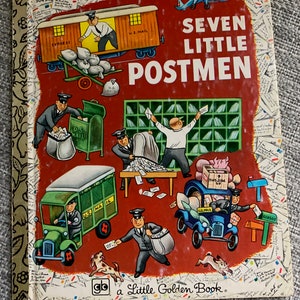 Seven Little Postman Little Golden Book 1975 - Etsy