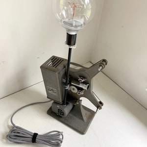 Vintage movie projector lamp repurposed vintage item image 3
