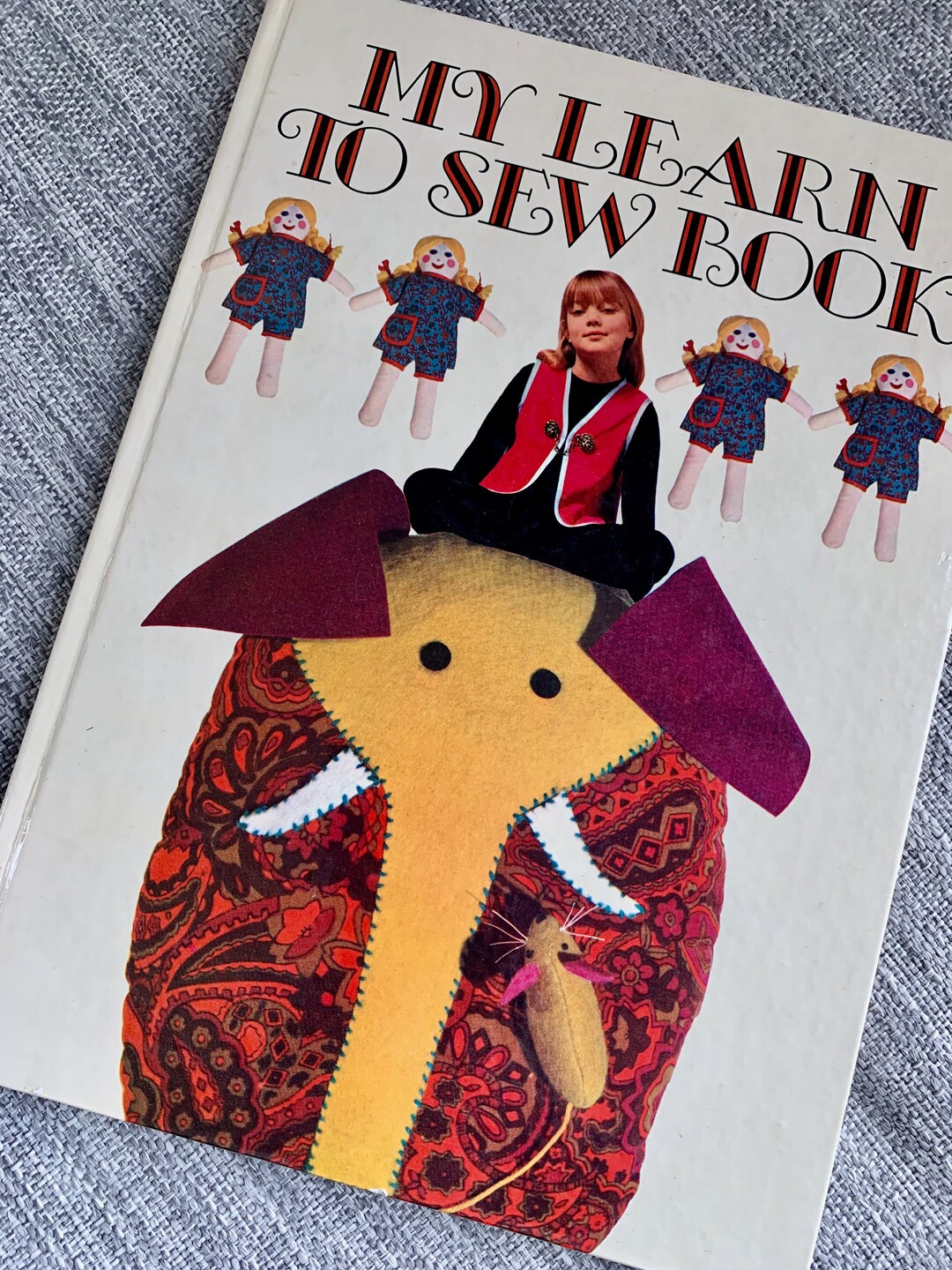 Vintage My Learn to Sew Book 1970 Golden Press New York Etsy