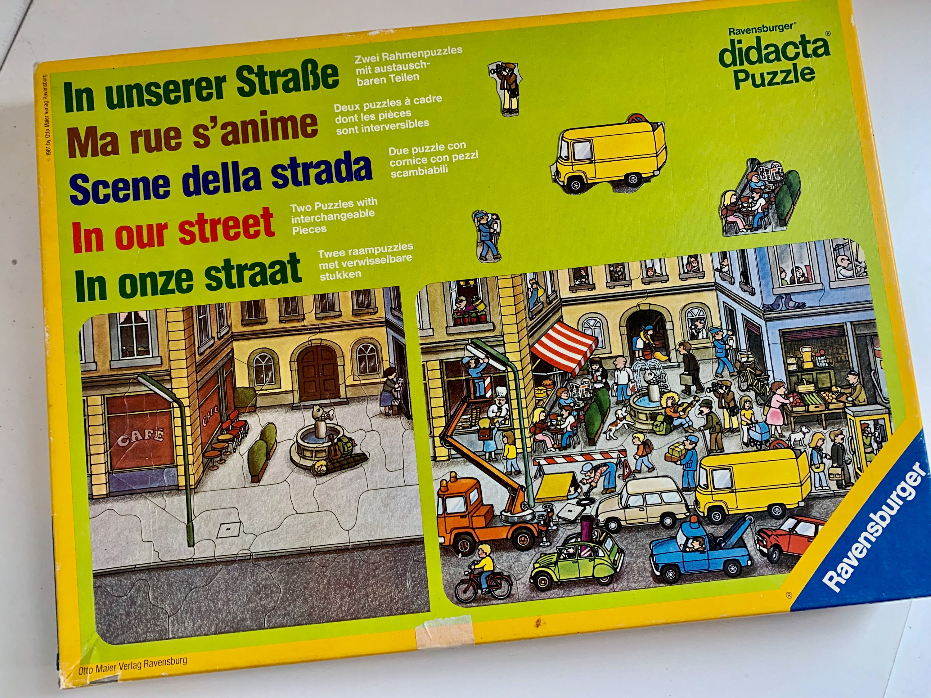 Ravensburger Didacta Puzzle in Our Street Two Puzzles in One -  Finland