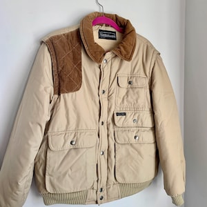 Current Seen mens canvas jacket vest size medium