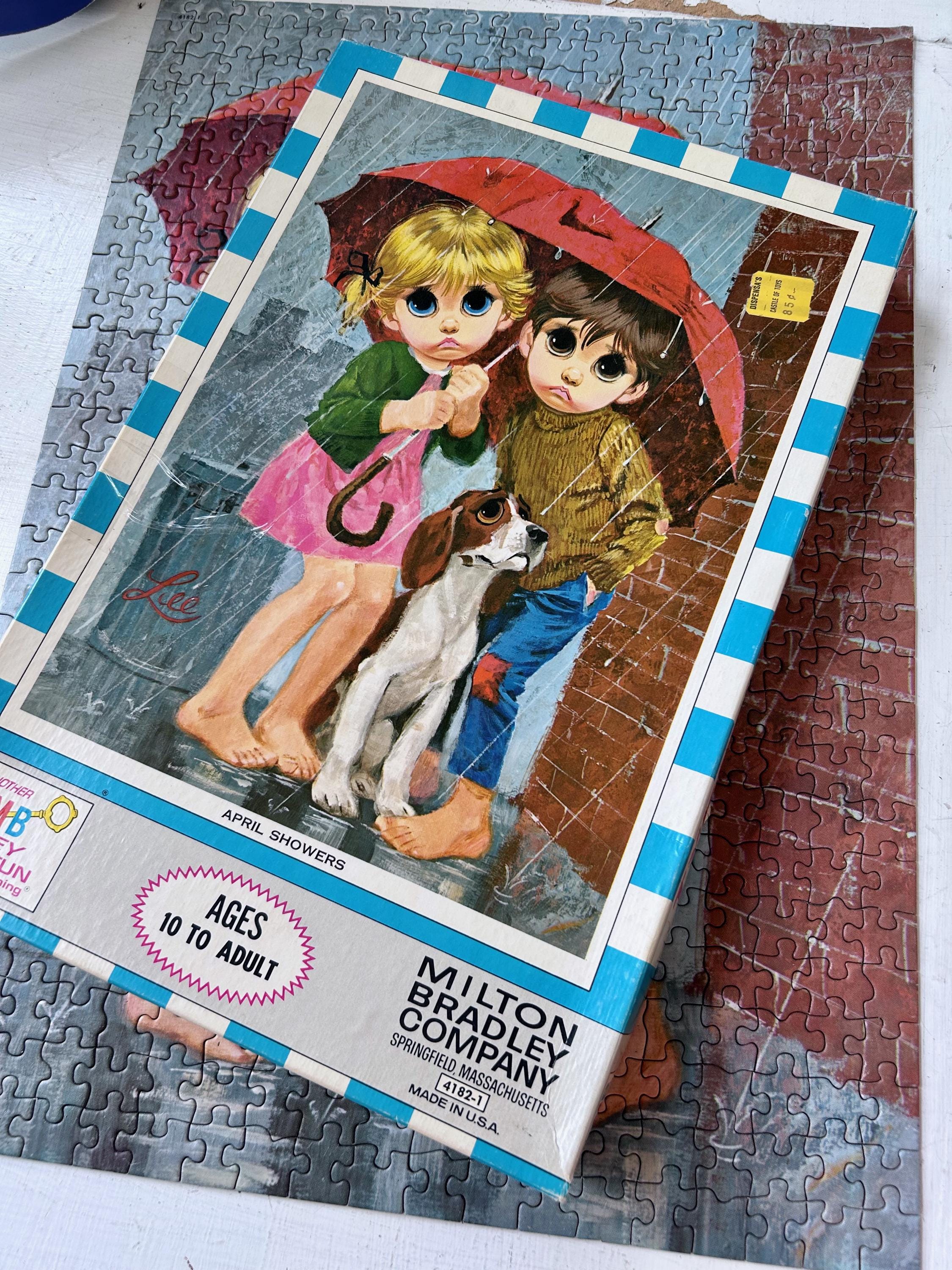 MILTON BRADLEY CO. アメリカ製 アンティーク ジグソーパズル Milton Bradley Big Eye Puzzle - Etsy