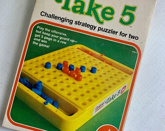 Vintage Take 5 game Gabriel Made in Hong Kong 1977