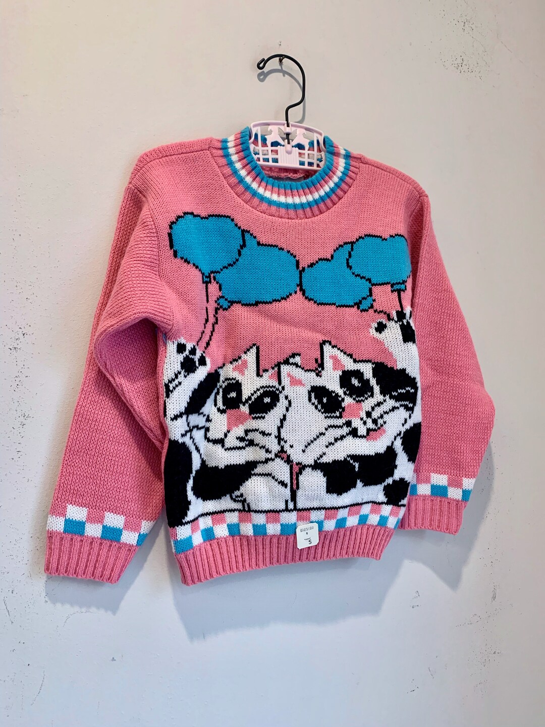 Ensemble Vintage Bébé Fille Velours Rouge Et Chemisier Blanc - Taille 6/9 Mois, Occasion