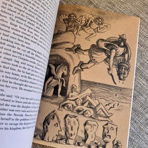 D'Aulaires Book of Greek Myths 90's edition paperback 画像 3