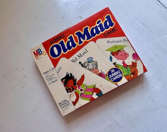 Vintage Jumbo Old Maid Cards Game Ages 4 thru 9