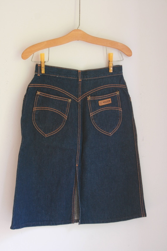 Vintage ladies Gitano denim skirt size 8 - image 2