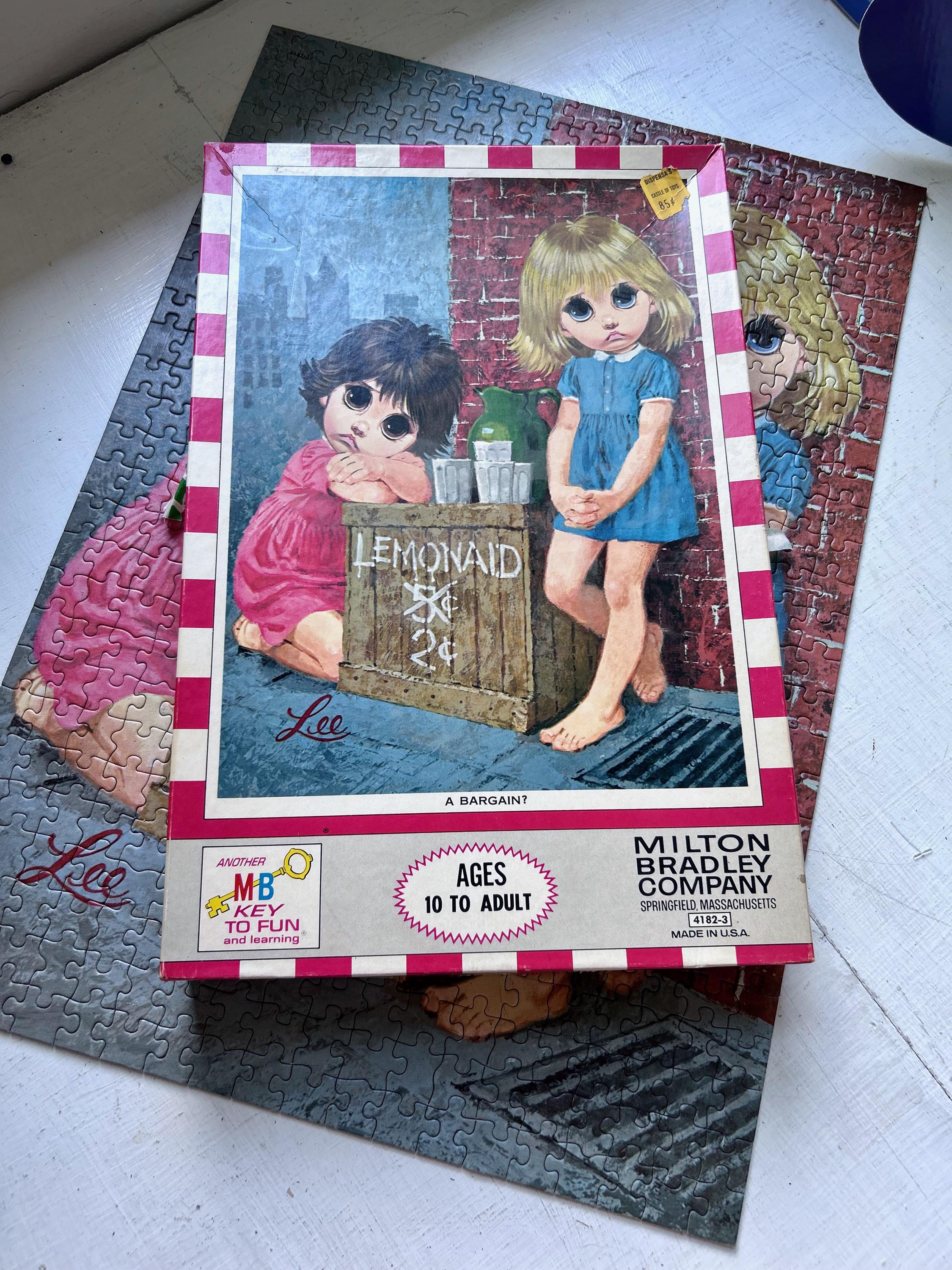 Milton Bradley Big Eye Puzzle - Etsy