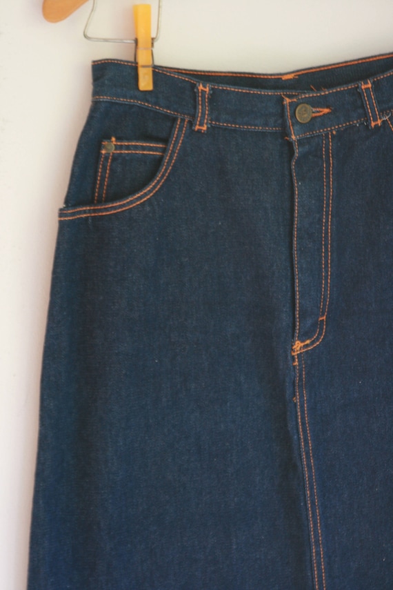 Vintage ladies Gitano denim skirt size 8 - image 3
