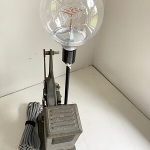 Vintage movie projector lamp repurposed vintage item image 8