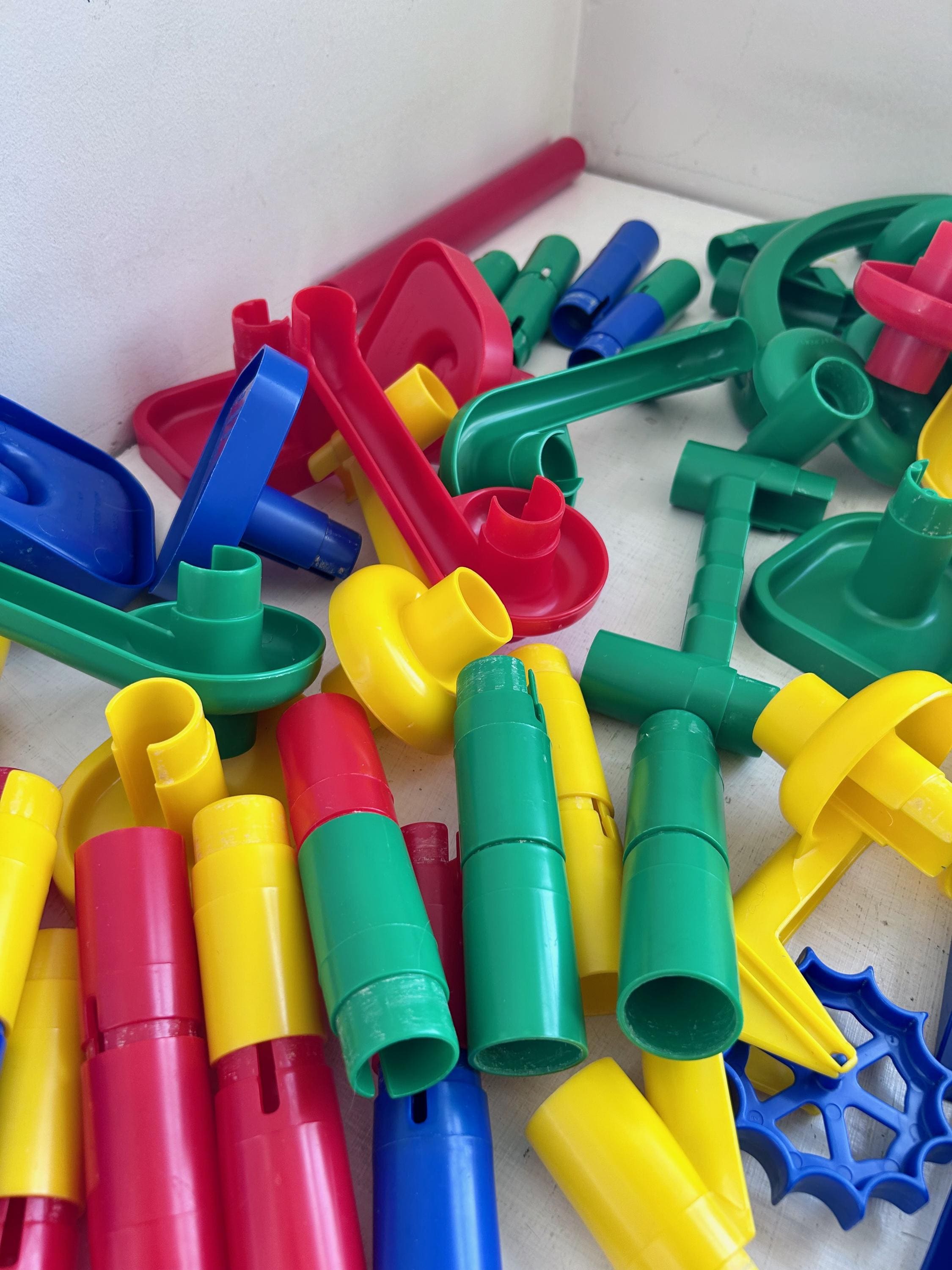 Marble Works Vintage Discovery Toys 1983 Marbleworks Marble Run STEM Toy With Box ...