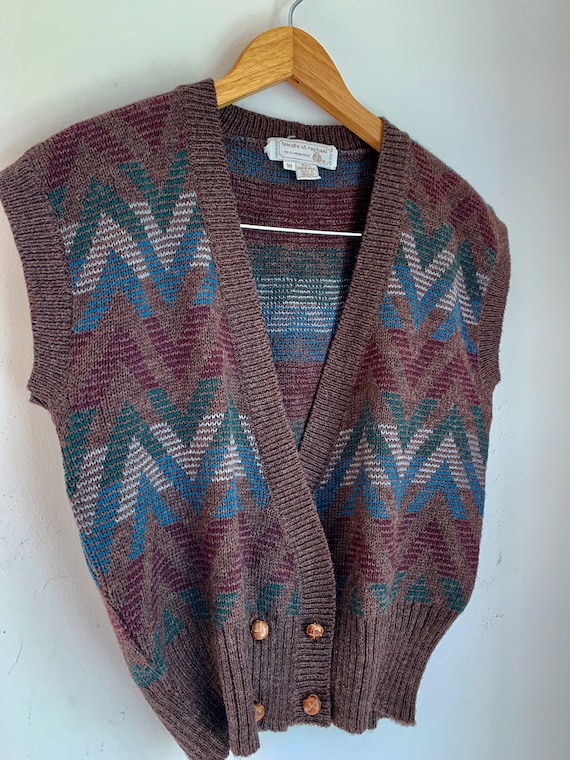 Vintage Iadies wool sweater tricots st raphael  ge
