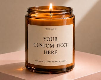 Candela personalizzata con testo personalizzato, candela con messaggio personalizzato, candela di soia personalizzata, regalo personalizzato per lei, regalo di compleanno, regalo per la migliore amica