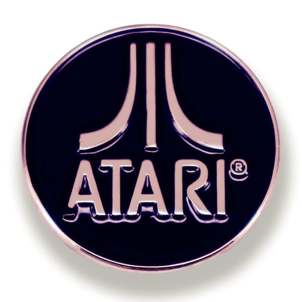 Atari 70s-80s Video Game Console Enamel Pin