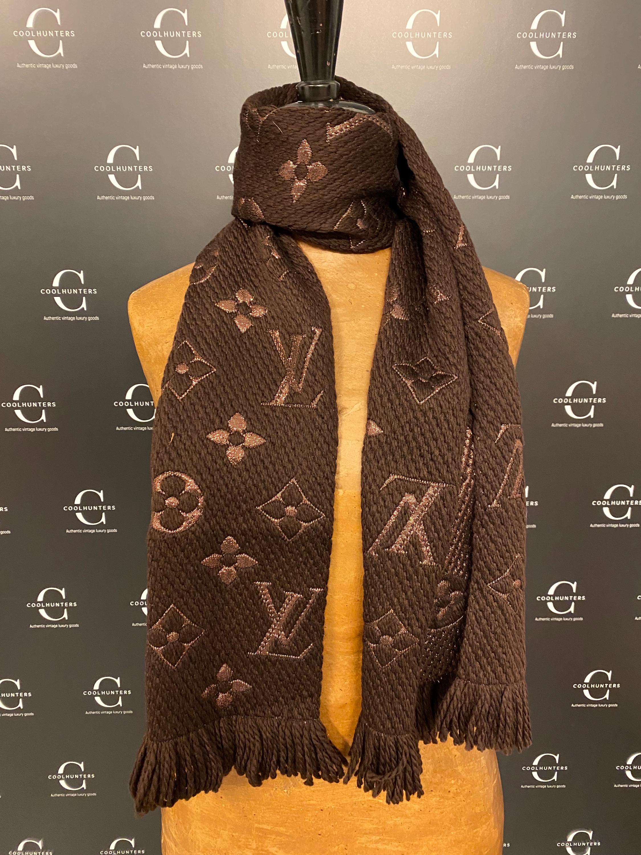 lv logomania schal
