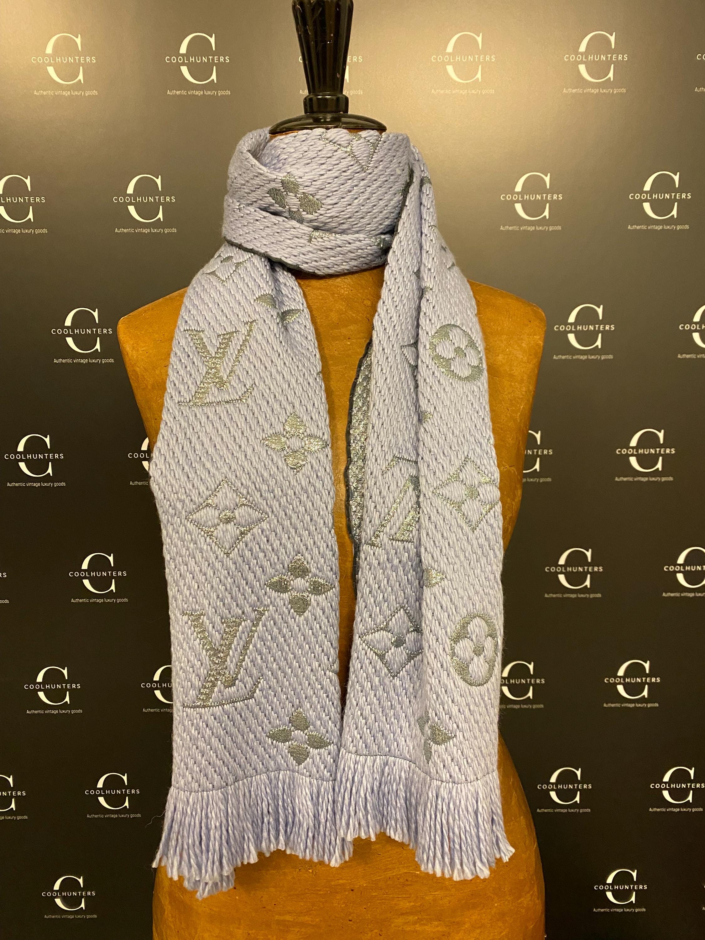 Grey Echarpe Homme Lv Louis Vuitton LV Wool Scarf Monogram Classic