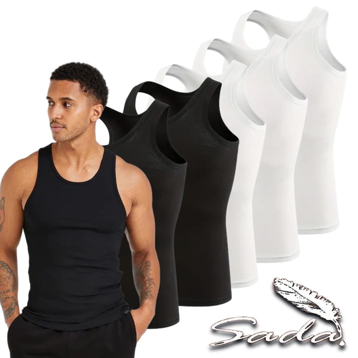 Sada Tank-top A-shirt (6pc) Muscle Shirt - Etsy