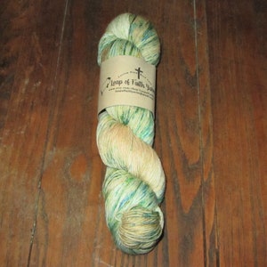 1 Skein of Leap of Faith Yarns, SW Merino/Nylon Fingering Weight Yarn, 463 Yards, 100g, in the Color: Legend of the Sleeping Bear (B3)