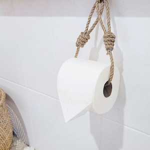 Jute Rope, Toilet Paper Holder, Rope Paper Holder - Bathroom Decor