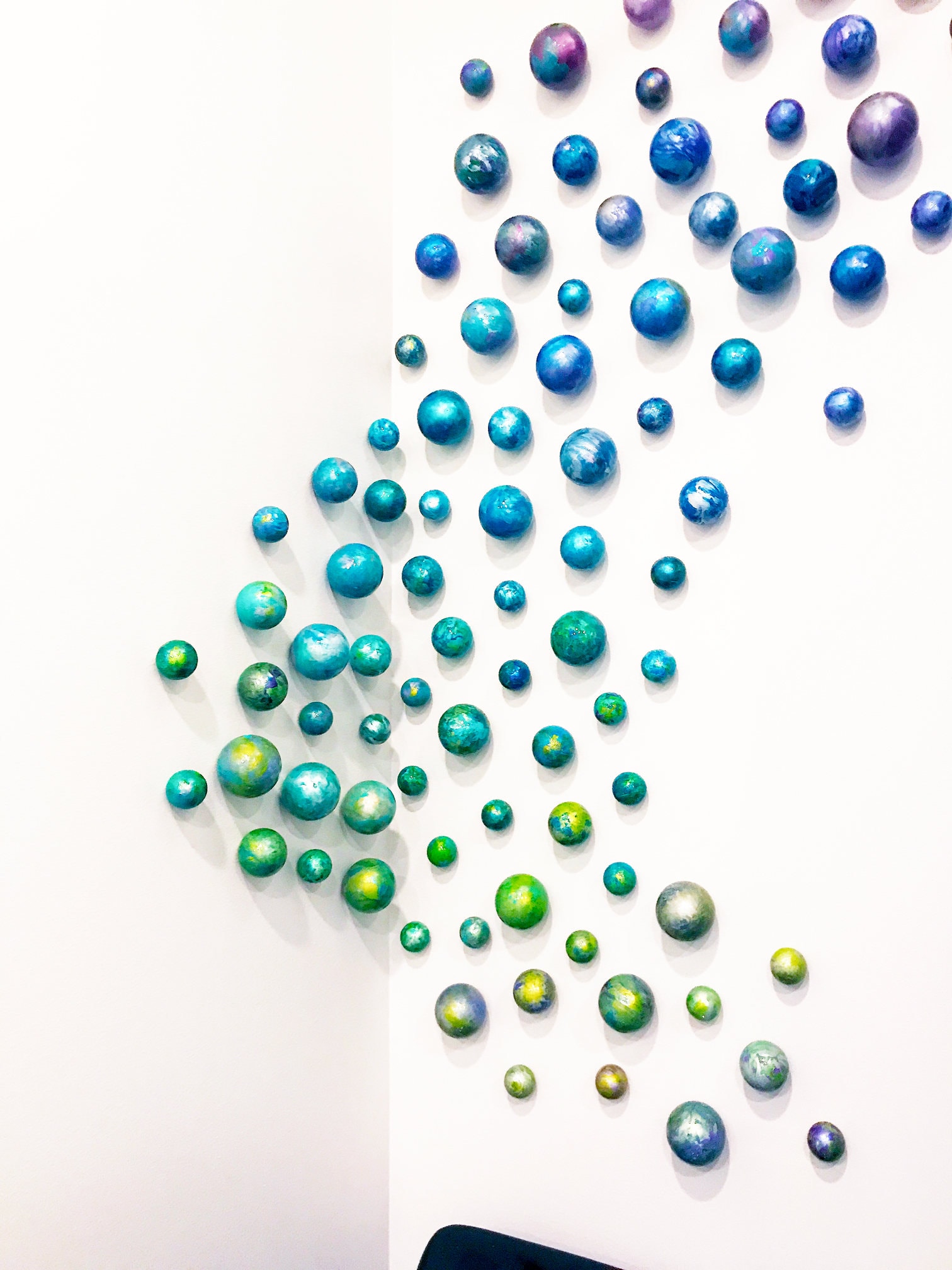 Sphere Wall Sculpture 3D Wall Art Colorful Wall Art 3D Etsy UK