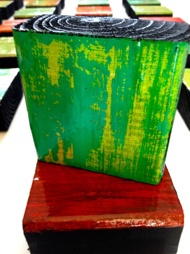 Wood Wall Art Original Mixed Media Wood Wall Sculpture Modern Art Installation Art Rosemary