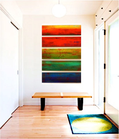 Wood Wall Panel Art | Large Wall Sculpture | Wood Wall Art | Abstract Art | Colorful Wall Art | Wood Art | Rosemary Pierce Modern Art