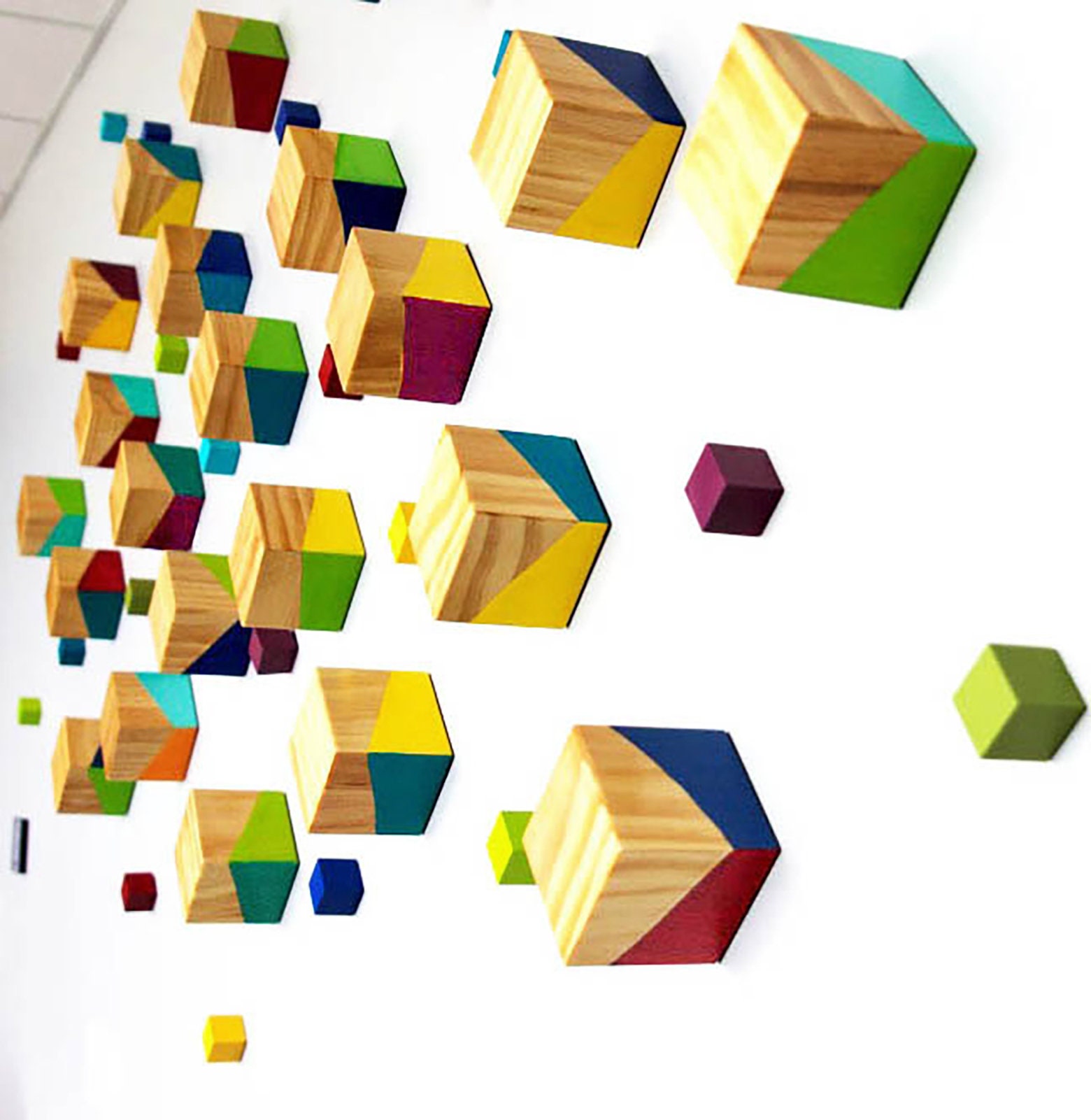 Metamorphic Cube - Eco Wood Art