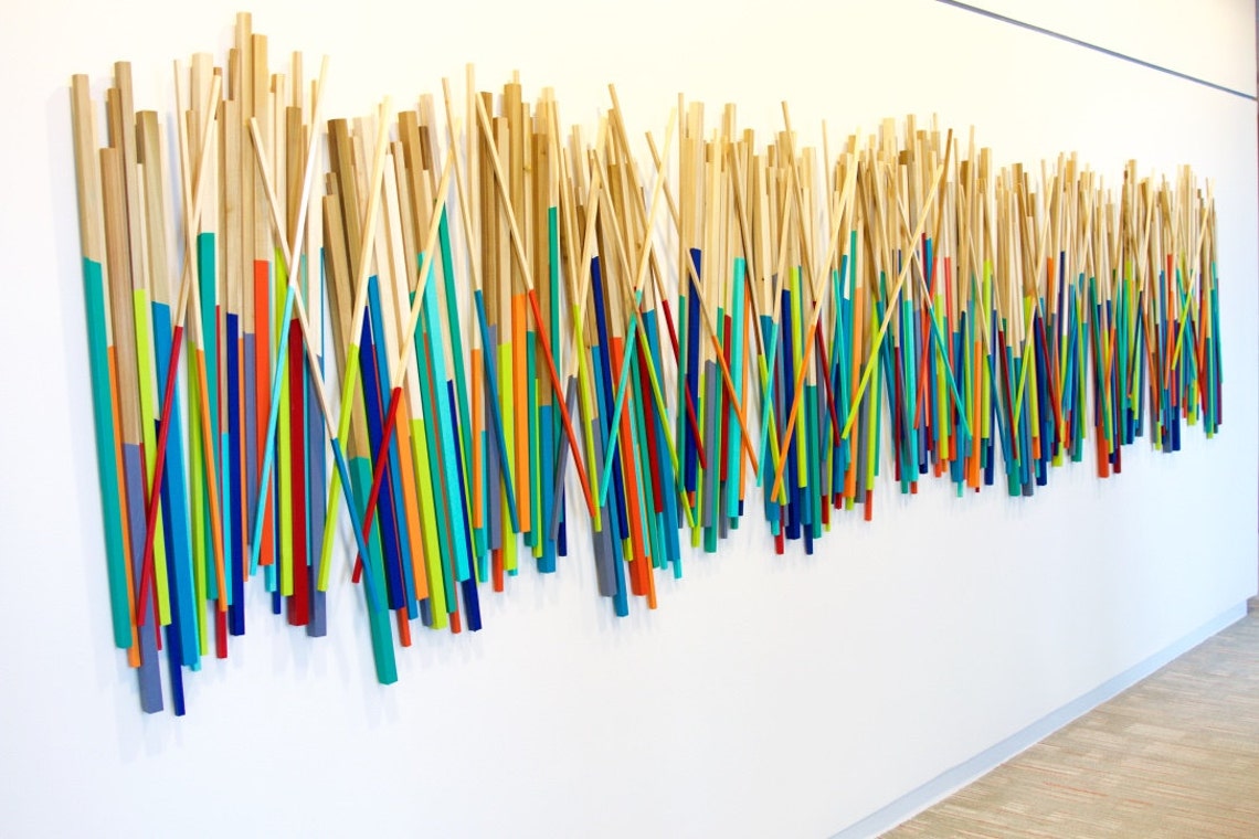 Large Wall Sculpture Wood Wall Art Modern Wall Decor Etsy UK