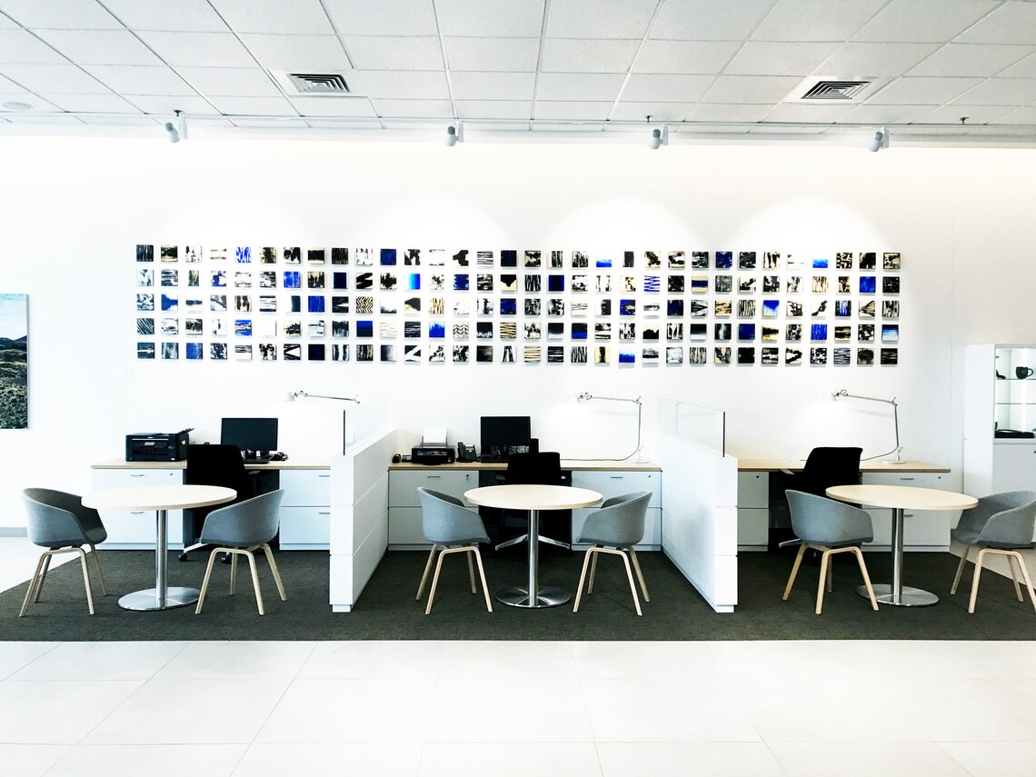 Commercial Wall Art Installation Wood Wall Sculpture Black Etsy