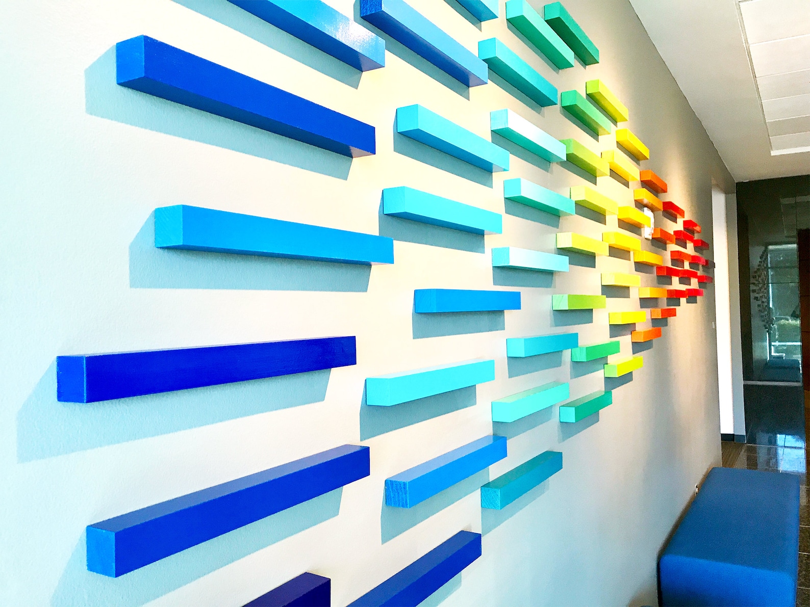 Large Wall Art Installation Commercial Art Branding Art Wall Sculpture