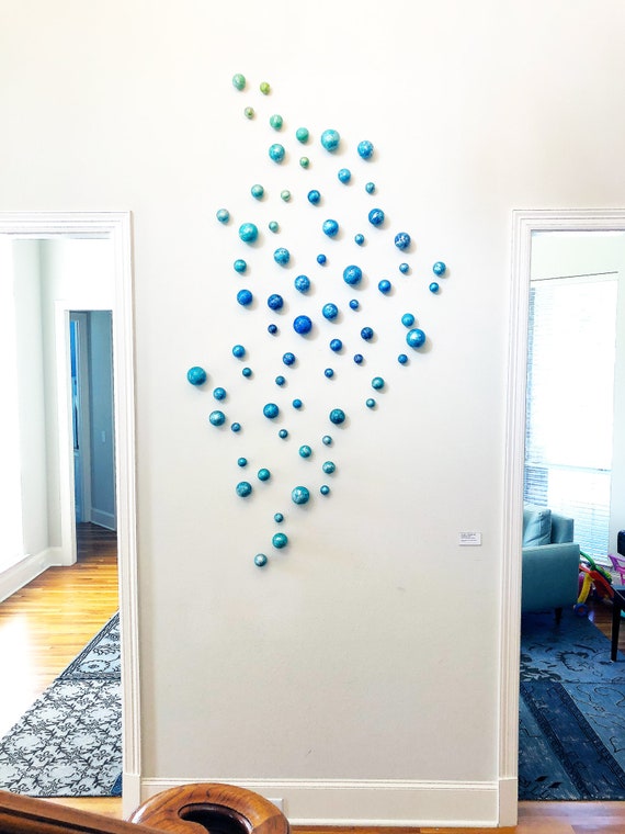 3D Wall Art Sphere Wall Sculpture Modern Art Entry Wall Decor