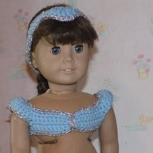 Jasmine Inspired CROCHET PATTERN for dolls like the 18 inch American Girl doll