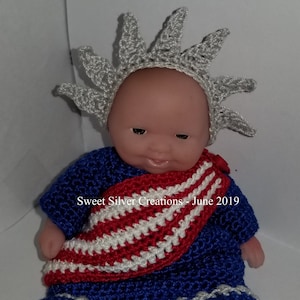 Crochet Pattern - 5.5 inch Berenguer/Lots to love/Itsy Bitsy Baby Liberty