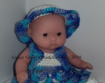 Crochet Pattern - 5.5 inch Berenguer/Lots to love/Itsy Bitsy Baby Leila