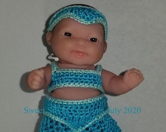 Crochet Pattern - 5.5 inch Berenguer/Lots to love/Itsy Bitsy Baby Jasmin