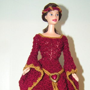 Crochet Pattern for Barbie - Guinevere