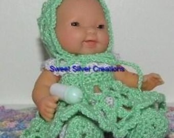 Crochet Pattern 5.5 inch Berenguer/lots to love - Abigail