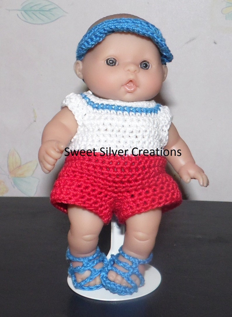 Crochet Pattern 5.5 inch Berenguer/Lots to love/Itsy Bitsy Baby Allen image 1