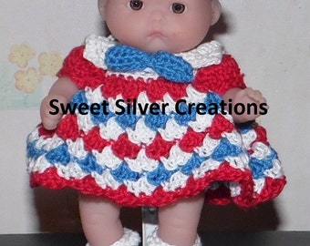 Crochet Pattern - 5.5 inch Berenguer/Lots to love/Itsy Bitsy Baby Jill