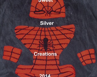 Crochet Pattern - Spider Man inspired play set