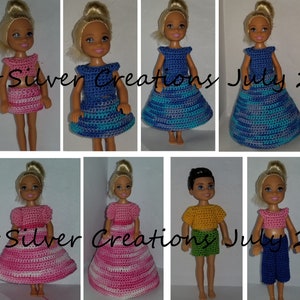 Chelsea-Darrin - Mix N Match Crochet Outfits PATTERNS ONLY