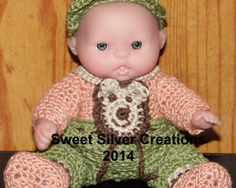 Crochet Pattern 5.5 inch Berenguer/lots to love/itsy bitys baby - Charlie