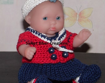 Crochet Pattern - 5.5 inch Berenguer/Lots to love/Itsy Bitsy Baby Diana