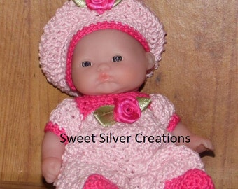 Crochet Pattern - 5.5 inch Berenguer/Lots to love/Itsy Bitsy Baby Rose