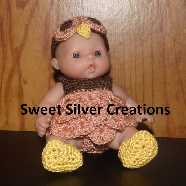 Crochet Pattern - 5.5 inch Berenguer/Lots to love/Itsy Bitsy Baby Owl