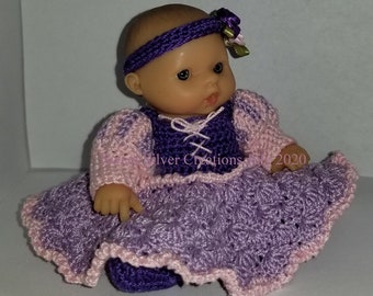 Crochet Pattern - 5.5 inch Berenguer/Lots to love/Itsy Bitsy Baby Rapunzel