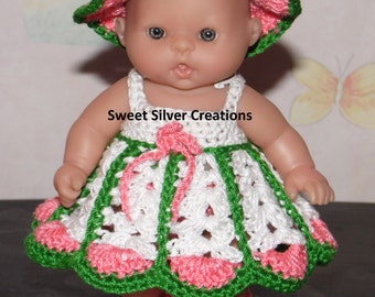 Crochet Pattern - 5.5 inch Berenguer/Lots to love/Itsy Bitsy Baby Elena