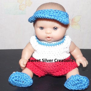 Crochet Pattern 5.5 inch Berenguer/Lots to love/Itsy Bitsy Baby Allen image 2