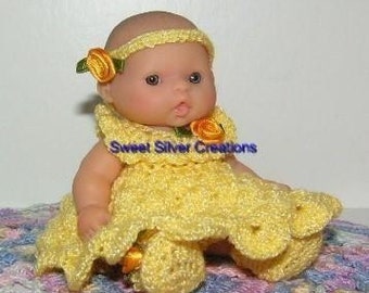 Crochet Pattern 5.5 inch Berenguer - Sunshine