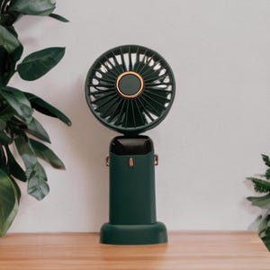 Handheld Mini 5 speed Portable rechargeable fan.